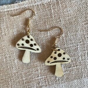 Mushroom earrings